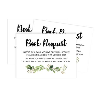 30 Cartões para Chá de Bebê Safari com Espaços para Preencher - Inkdotpot 10,16 Cm × 7,62 Cm / Branco - Livro pro Bebê