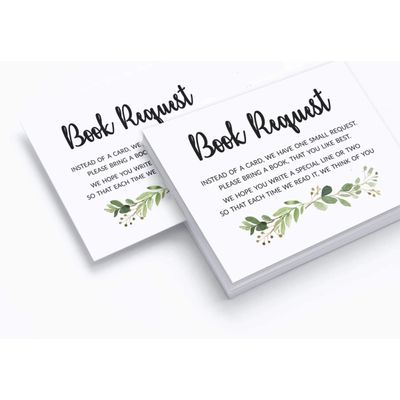 30 Cartões para Chá de Bebê Safari com Espaços para Preencher - Inkdotpot 12,7 Cm × 17,78 Cm / Branco - Conjunto