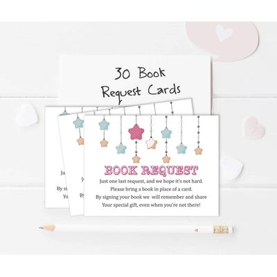 30 Cartões para Chá de Bebê Estilo Preenchível Brilha, Brilha, Estrelinha Neutro e em Branco - Inkdotpot 10,16 Cm × 7,62 Cm / Branco - Livro pro Bebê