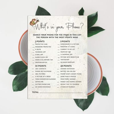 Pacote com 50 Cartões Quadrados em Branco para Chá de Noiva, Despedida de Solteira e Ideias de Presente, Jogo Cowgirl - Inkdotpot 12,7 Cm × 17,78 Cm / Branco - O Que Tem no Seu Celular