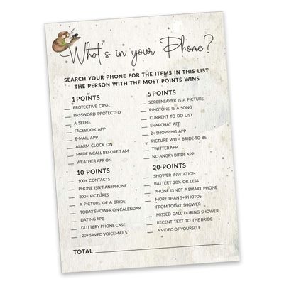 Pacote com 50 Cartões Quadrados em Branco para Chá de Noiva, Despedida de Solteira e Ideias de Presente, Jogo Cowgirl - Inkdotpot 12,7 Cm × 17,78 Cm / Branco - O Que Tem no Seu Celular