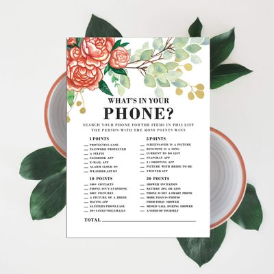 Cartões Quadrados em Branco para Chá de Noiva e Despedida de Solteira, Ideias de Presentes para Preencher, Pacote com 50 - Inkdotpot 12,7 Cm × 17,78 Cm / Branco - O Que Tem no Seu Celular