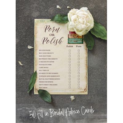 Cartões Quadrados em Branco para Chá Nupcial e Despedida de Solteira, Preenchíveis, 50 Unidades para Jogo de Viagem - Inkdotpot 12,7 Cm × 17,78 Cm / Amarelo - Esmalte ou Filme