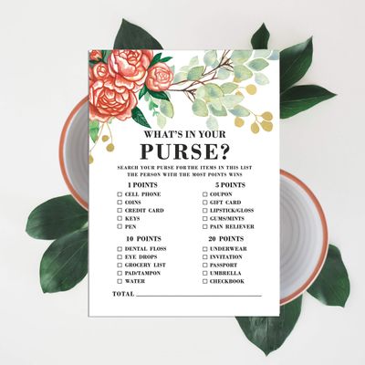 Cartões Quadrados em Branco para Chá de Noiva e Despedida de Solteira, Ideias de Presentes para Preencher, Pacote com 50 - Inkdotpot 12,7 Cm × 17,78 Cm / Branco - O Que Tem na Sua Bolsa