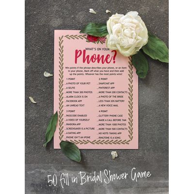 50 Cartões Florais Quadrados em Branco para Preencher, Chá de Noiva e Despedida de Solteira - Inkdotpot 12,7 Cm × 17,78 Cm / Laranja - O Que Tem no Seu Celular