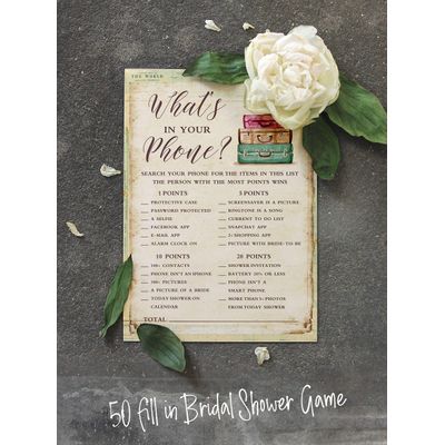 Cartões Quadrados em Branco para Chá Nupcial e Despedida de Solteira, Preenchíveis, 50 Unidades para Jogo de Viagem - Inkdotpot 12,7 Cm × 17,78 Cm / Amarelo - O Que Tem no Seu Celular