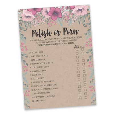 50 Cartões de Jogo Quadrados Kraft Florais em Branco para Preencher Ideias de Presente para Chá de Noiva e Despedida de Solteira - Inkdotpot 12,7 Cm × 17,78 Cm / Bege - Esmalte ou Filme
