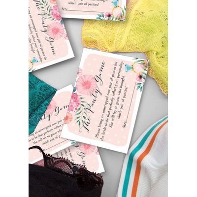 Cartões Florais Quadrados em Branco para Preencher Ideias de Presente para Chá de Noiva e Despedida de Solteira, Pacote com 50 - Inkdotpot 8,89 Cm × 6,35 Cm / Laranja - Jogos de Festa