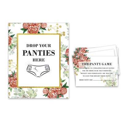 Cartões Quadrados em Branco para Chá de Noiva e Despedida de Solteira, Ideias de Presentes para Preencher, Pacote com 50 - Inkdotpot 8,89 Cm × 6,35 Cm / Branco - Jogos de Festa