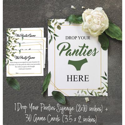 Cartões de Jogo Quadrados em Branco para Chá de Noiva e Despedida de Solteira, 50 Peças, Tema Folhagens - Inkdotpot 8,89 Cm × 6,35 Cm / Branco - Jogos de Festa