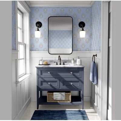 Papel de Parede Boho Estampa em Bloco, Estilo Asiático, Vinil Autoadesivo, Revestimento Decorativo Fácil para Quarto e Sala - Azul - S4Sassy 63,5 cm (L) × 609,6 cm (C) / Azul - Vinil Liso