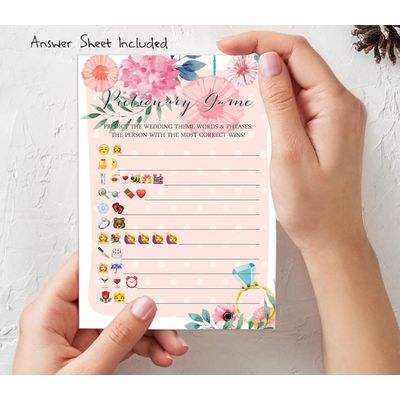 Cartões Florais Quadrados em Branco para Preencher Ideias de Presente para Chá de Noiva e Despedida de Solteira, Pacote com 50 - Inkdotpot 12,7 Cm × 17,78 Cm / Laranja - Conjunto de Jogos