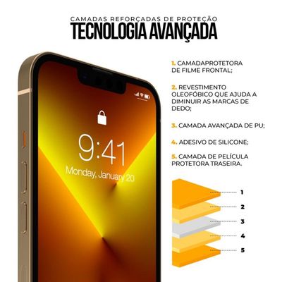 Película para Motorola Moto G62 - Traseira Hydrogel HD- Gshield