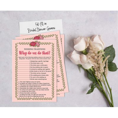 50 Cartões Florais Quadrados em Branco para Preencher, Chá de Noiva e Despedida de Solteira - Inkdotpot 12,7 Cm × 17,78 Cm / Laranja - Por Que Fazemos Isso?