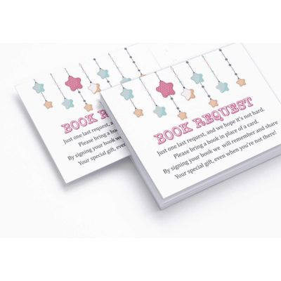 30 Cartões para Chá de Bebê Estilo Preenchível Brilha, Brilha, Estrelinha Neutro e em Branco - Inkdotpot 12,7 Cm × 17,78 Cm / Branco - Conjunto