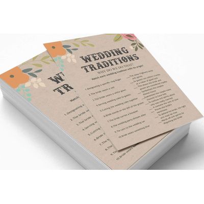 50 Cartões de Jogo Quadrados em Branco para Chá de Noiva/Despedida de Solteira Ideias de Presente Kraft Rústico Floral a Granel - Inkdotpot 12,7 Cm × 17,78 Cm / Bege - Por Que Fazemos Isso?