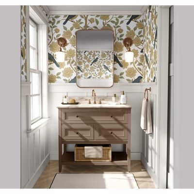 Papel Contact Vinílico Autoadesivo Removível À Prova D'Água, Estampa Bloom e Pássaro Preto para Paredes, Armários e Cômoda Branco - S4sassy 63,5 cm (L) × 304,8 cm (C) / Branco - Vinil Liso