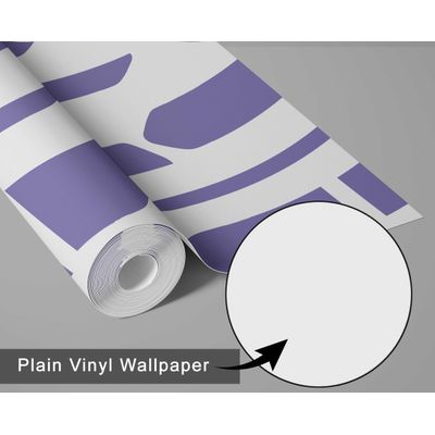 Adesivo Removível Roxo Contemporâneo, Papel Contact Galhos Geométricos p/ Paredes e Móveis, Rolo Vinílico Autoadesivo Impermeável - S4sassy 63,5 cm (L) × 152,4 cm (C) / Roxo - Vinil Texturizado