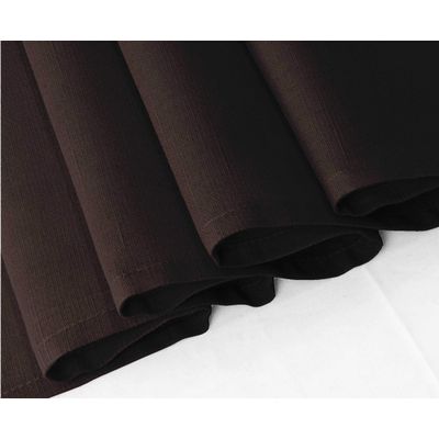 Caminho de Mesa com Babado Marrom para Decoração de Casa e Cozinha - Vargottam 35,56 Cm (L) × 228,6 Cm (C) / Marrom