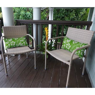 Capa Retangular Impermeável e Resistente a Intempéries para Almofada Lombar em Poliéster, Interno/Externo para Móveis de Pátio - Vargottam 30,48 Cm × 50,8 Cm / Verde