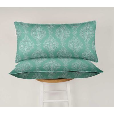 Capa Retangular Impermeável para Almofada Lombar em Tecido de Poliéster, Uso Interno/Externo para Móveis de Pátio - Vargottam 30,48 Cm × 45,72 Cm / Verde