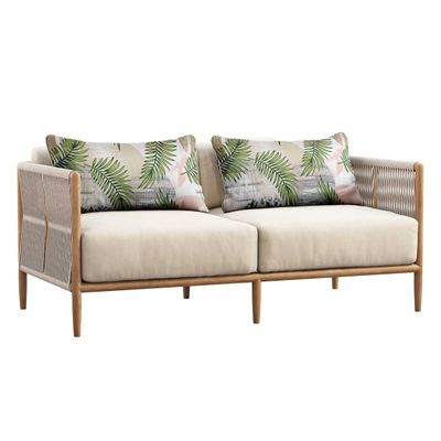 Capa Retangular para Almofada Lombar em Poliéster para Uso Interno e Externo, Impermeável para Móveis de Pátio - Vargottam 30,48 Cm × 45,72 Cm / Multicolorido