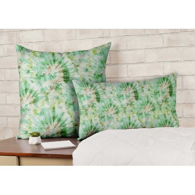 Capa de Almofada Verde Estampada de Luxo, Capa de Almofada Decorativa - Vargottam 30,48 Cm × 60,96 Cm – Retangular / Verde