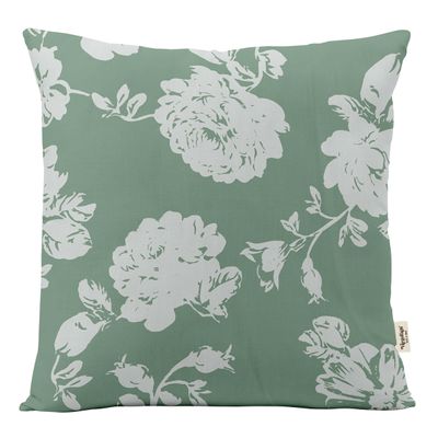 Capas de Almofada Verdes Estampadas Decorativas de Luxo - Vargottam 30,48 Cm × 30,48 Cm – Quadrado / Verde