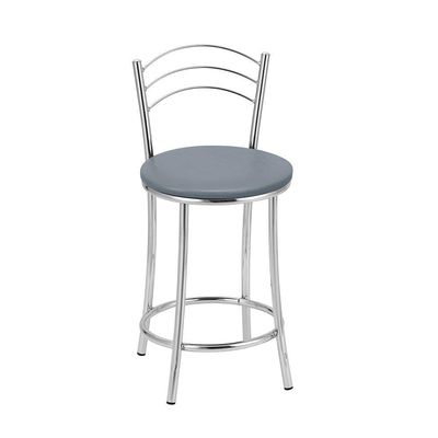 Kit 2 Banquetas Cromadas Bc26c Assento Espuma D15