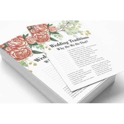Cartões Quadrados em Branco para Chá de Noiva e Despedida de Solteira, Ideias de Presentes para Preencher, Pacote com 50 - Inkdotpot 12,7 Cm × 17,78 Cm / Branco - Por Que Fazemos Isso?
