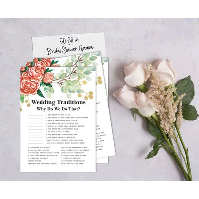 Cartões Quadrados em Branco para Chá de Noiva e Despedida de Solteira, Ideias de Presentes para Preencher, Pacote com 50 - Inkdotpot 12,7 Cm × 17,78 Cm / Branco - Por Que Fazemos Isso?