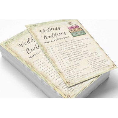 Cartões Quadrados em Branco para Chá Nupcial e Despedida de Solteira, Preenchíveis, 50 Unidades para Jogo de Viagem - Inkdotpot 12,7 Cm × 17,78 Cm / Amarelo - Por Que Fazemos Isso?