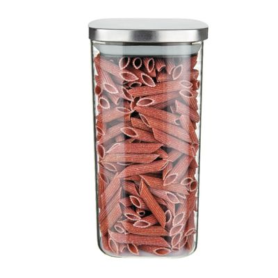 Pote de Vidro Euro Home Slim 1,5L com Tampa Hermética