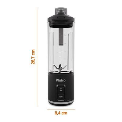 Blender Liquidificador Portátil Philco 700ml Sem Fio PLQ01A Bateria