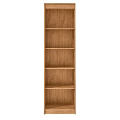 Armário Multiuso Lavanderia Davi 2 Portas 5 Nichos Amêndoa/Branco