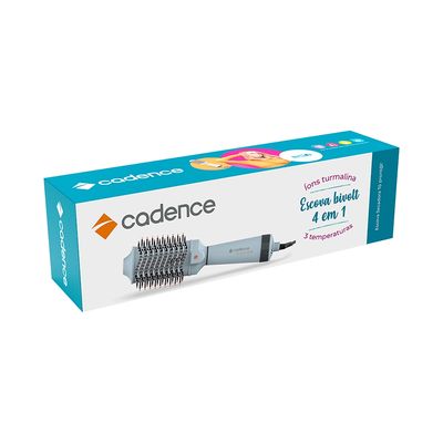 Escova Secadora Cadence 4 em 1 - ESC 710, Cinza/Preto | Bivolt