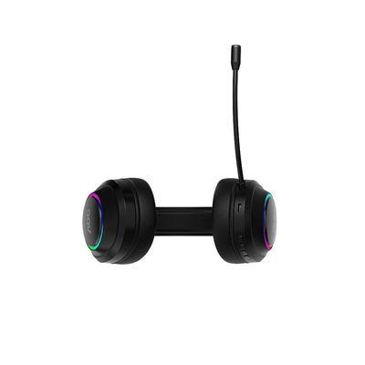 Headset Gamer Sem Fio 2.4G + Bluetooth - RGB, Microfone, Baixa Latência – Preto - AOC