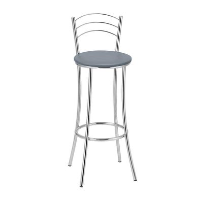 Kit 2 Banquetas Cromadas Bc26a Assento Espuma D15