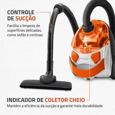 Aspirador de Pó AP15 Hepa Turbo Mondial 220V