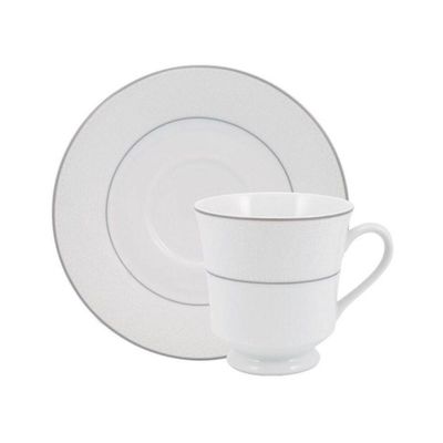 Conjunto de Xícara de Café com Pires 06 Peças Martha Schmidt