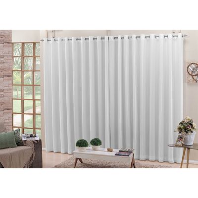 Cortina 6,00x2,50 Sala Quarto Cozinha Blackout Corta luz Gelo