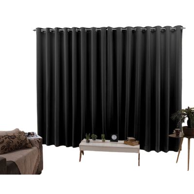 Cortina 6,00x2,50 Sala Quarto Cozinha Blackout Corta luz Gelo