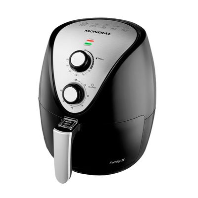 Fritadeira Elétrica Air Fryer Mondial Family AF-30 3,5L Preta - 220V UNICA