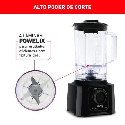 Liquidificador Power Max LN50 Arno Preto 220V