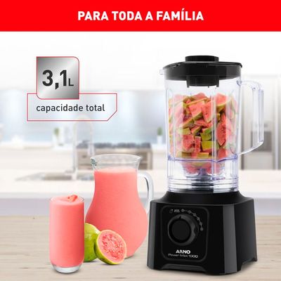 Liquidificador Power Max LN50 Arno Preto 220V