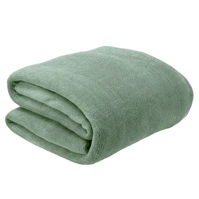 Manta Fleece Lisa 220x240 Andreza Queen Verde