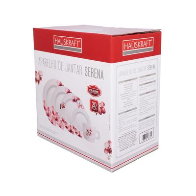 Aparelho de Jantar Hauskraft Opal Serena - 20 Peças