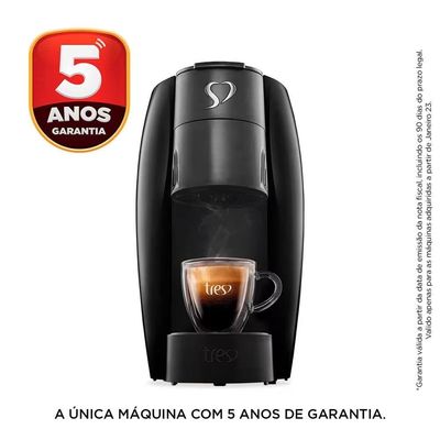Cafeteira Espresso TRES Lov Automática Multibebidas - Preta Preto / 110