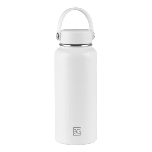 Garrafa Térmica Dual com Alça 900ml Branca U / Branco