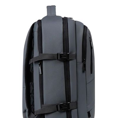 Mochila Executiva Masculina Falcon Cinza U / Cinza